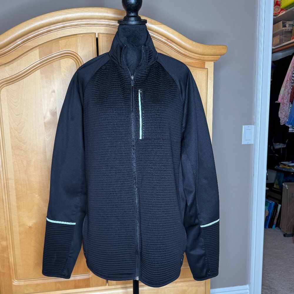 Old Navy Active Zipper Black Jacket, Men's XL